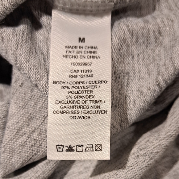 163- Dynamite Heather Gray Knit Top With Backless Chain Detail - Picture 8 of 11